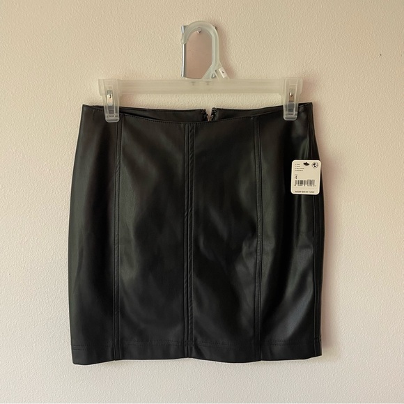 We the free modern femme faux leather skirt - Picture 5 of 7